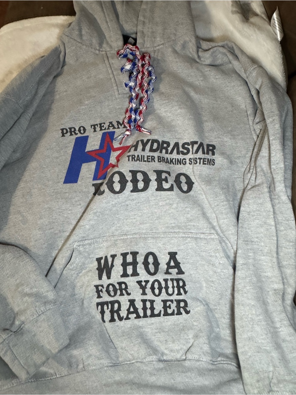 HydraStar Pro Team Rodeo Gray Hoodie